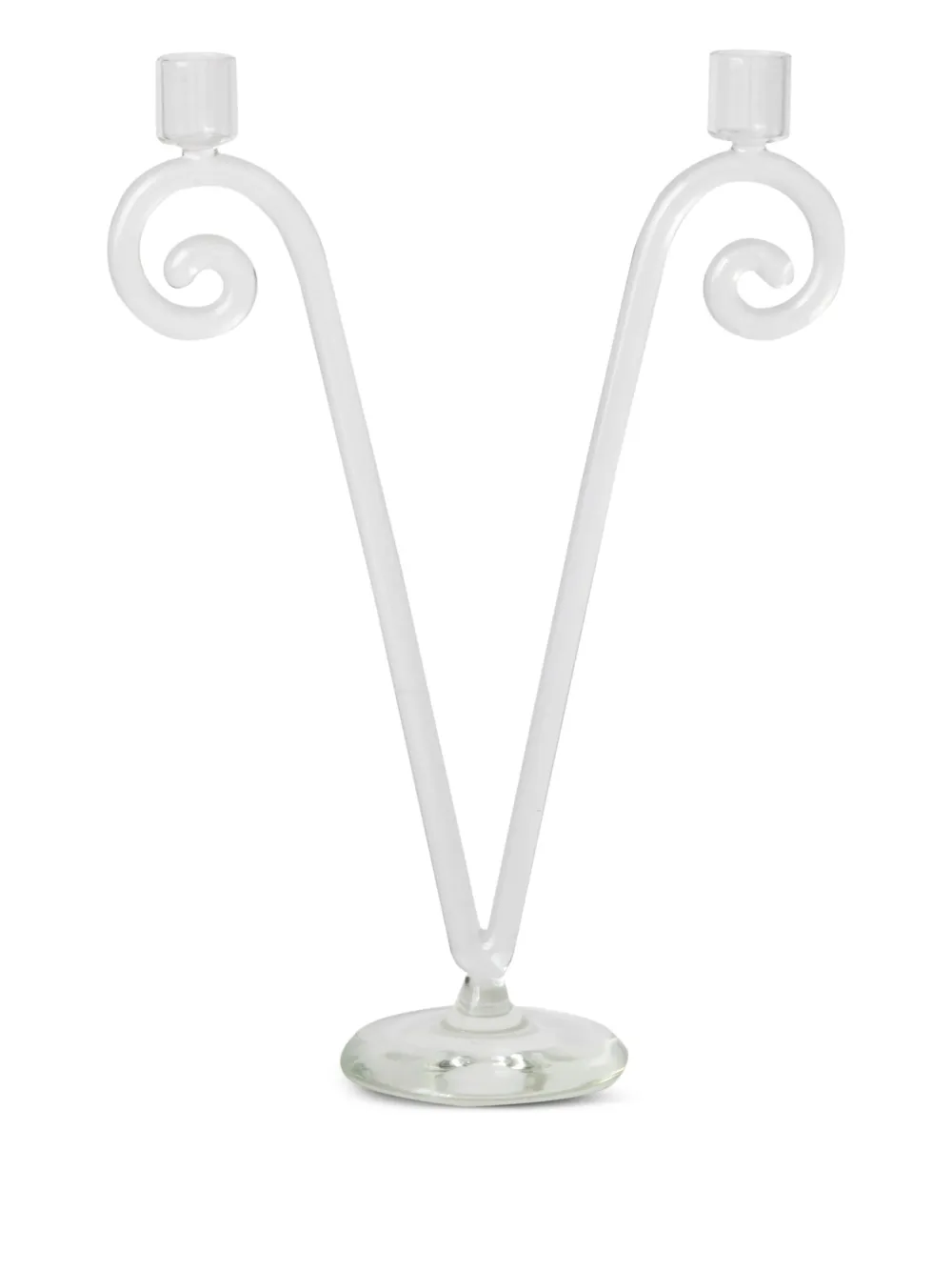 Sophie Lou Jacobsen Spiral Kerzenhalter Mit Doppelsteg In White