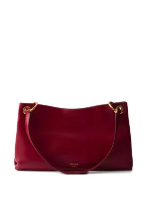 Prada Large Etude Shoulder Bag | Brown | FARFETCH
