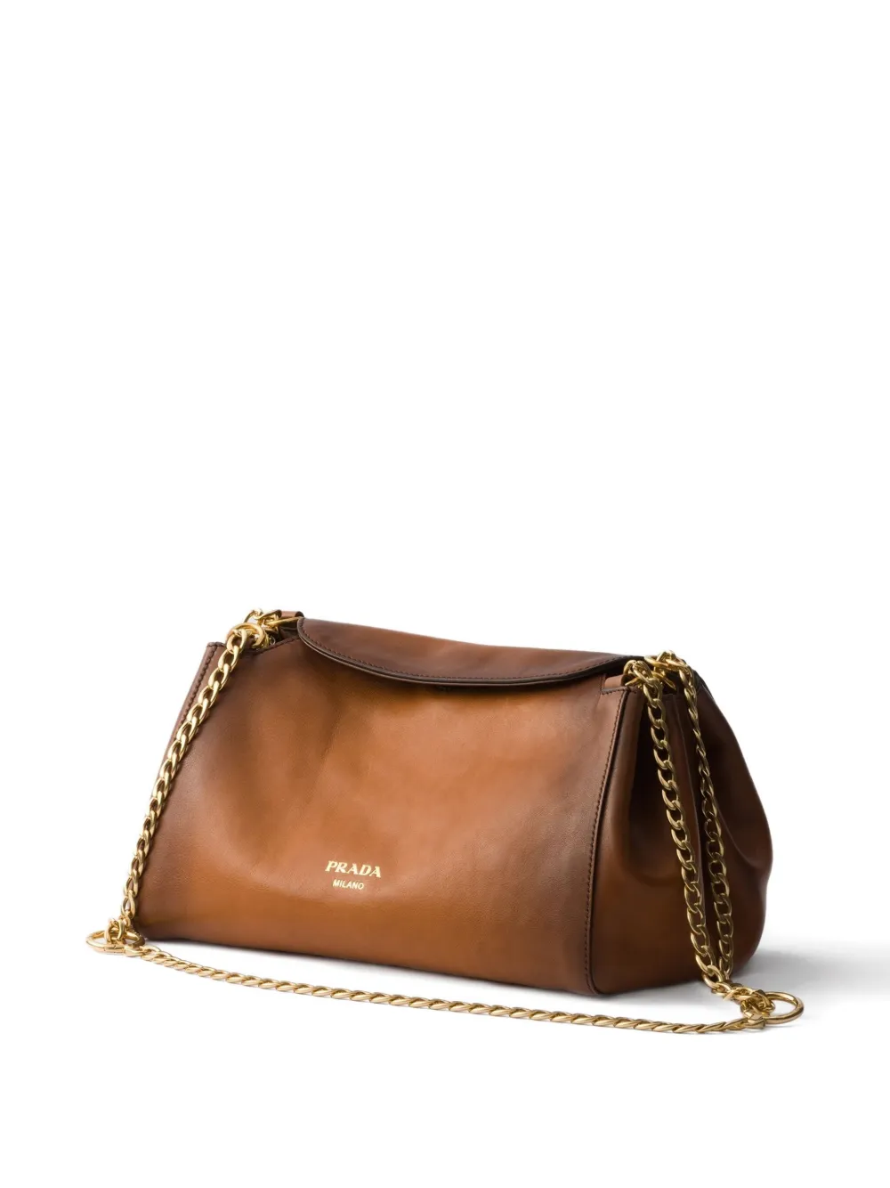 Prada Kleine Tumulte schoudertas Bruin