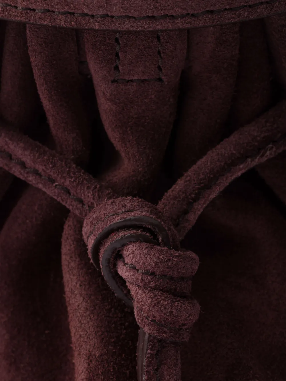 Prada Suède schoudertas met gespdetail Rood