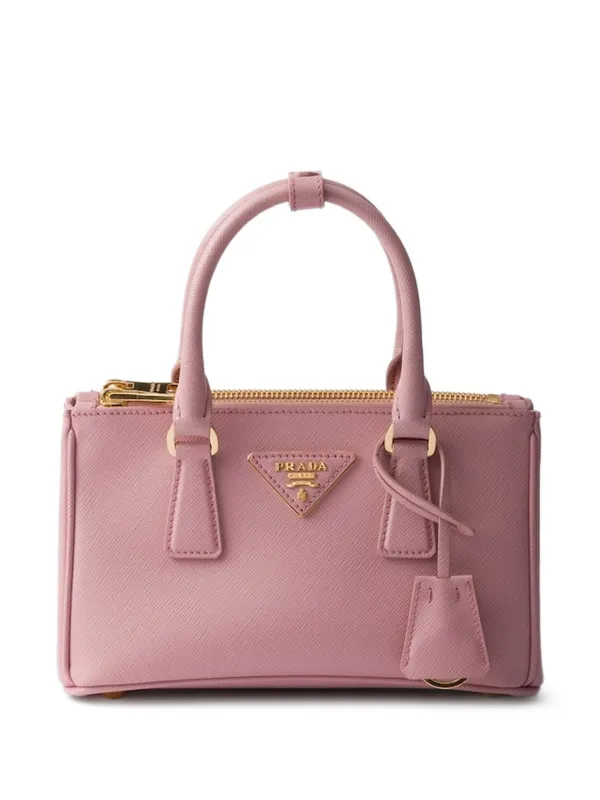 Prada ガレリア ハンドバッグ ミニ | ピンク | FARFETCH JP