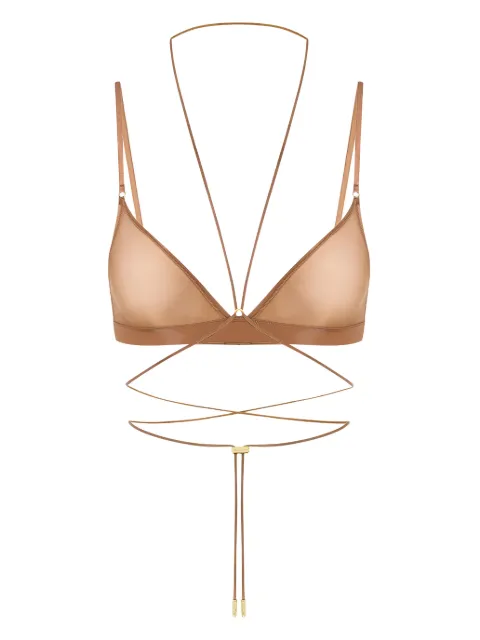 Maison Close triangle cross-back bra