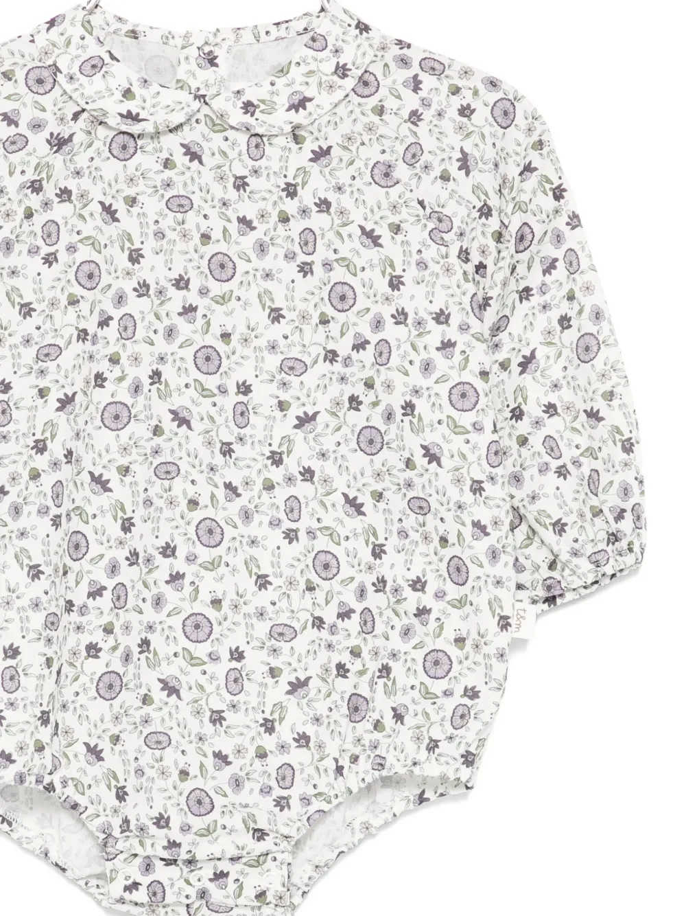 TEDDY & MINOU floral-print bodysuit Wit