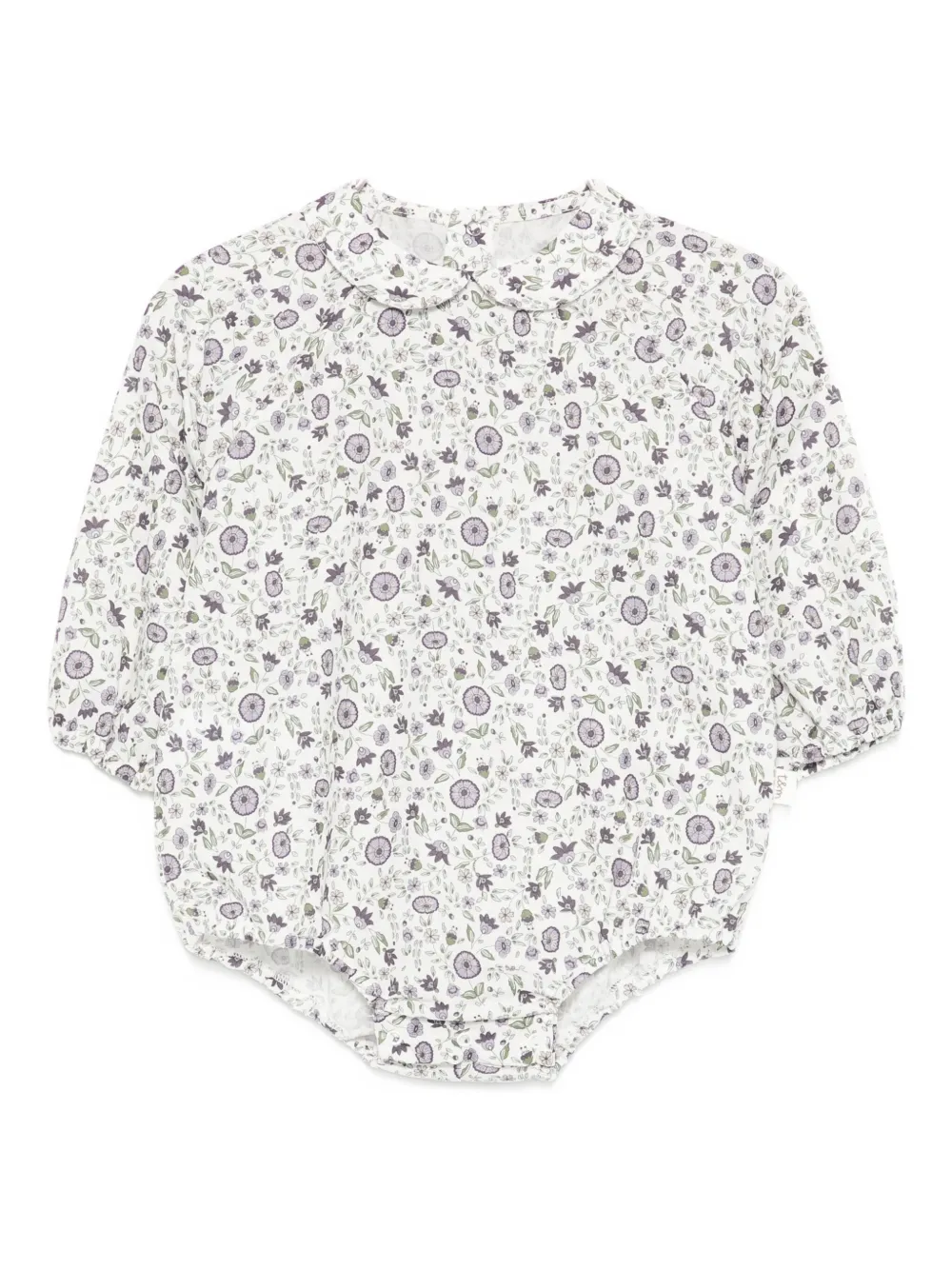 TEDDY & MINOU floral-print bodysuit Wit