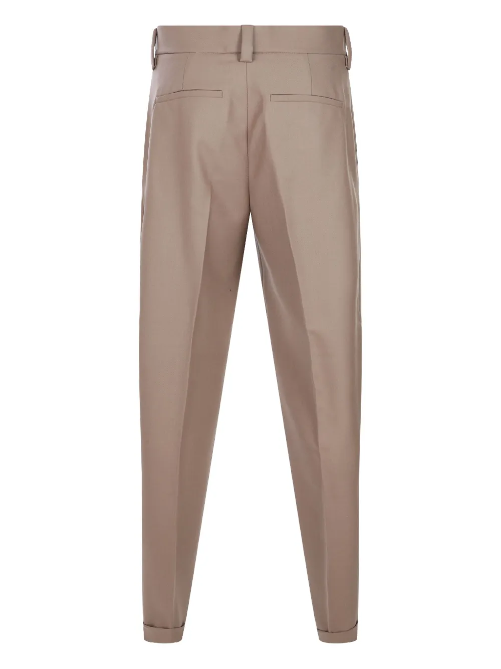 Antonelli Broek met geplooid detail Bruin