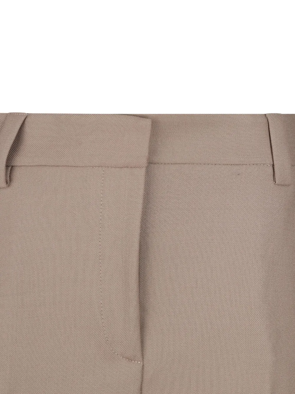 Antonelli Broek met geplooid detail Bruin