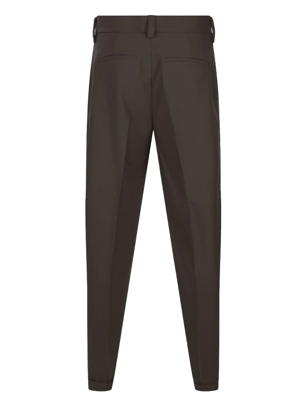 Antonelli cuffed tailored trousers - Bruin
