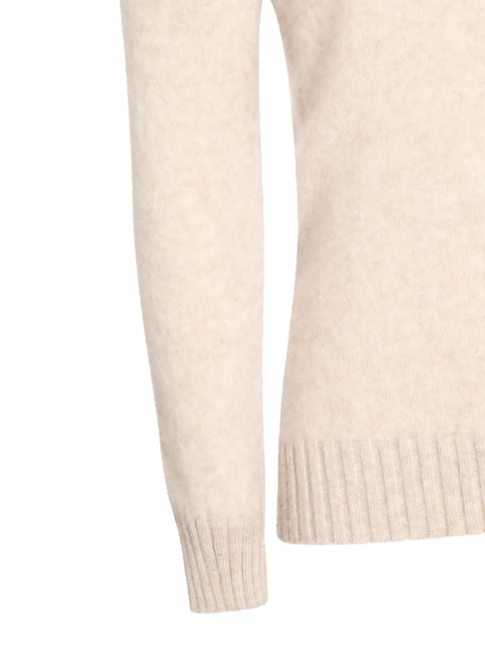 Piacenza Cashmere Turtleneck Ribbed-hem Sweater In Neutral