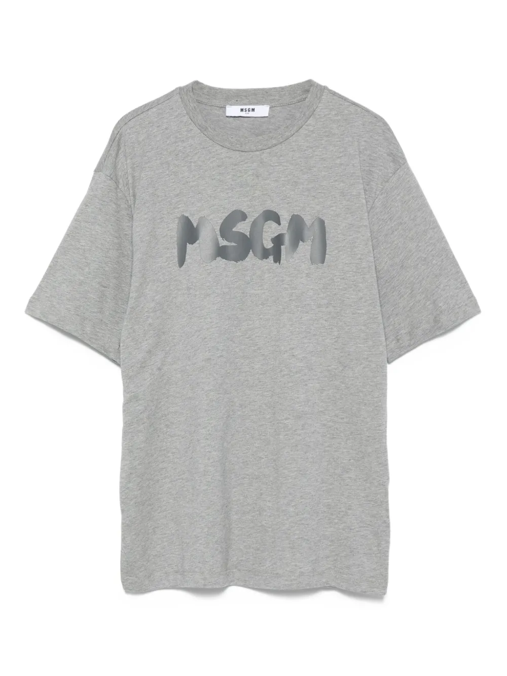 MSGM Kids logo-print T-shirt - グレー MSGM Kids logo-print T-shirt - グレー
