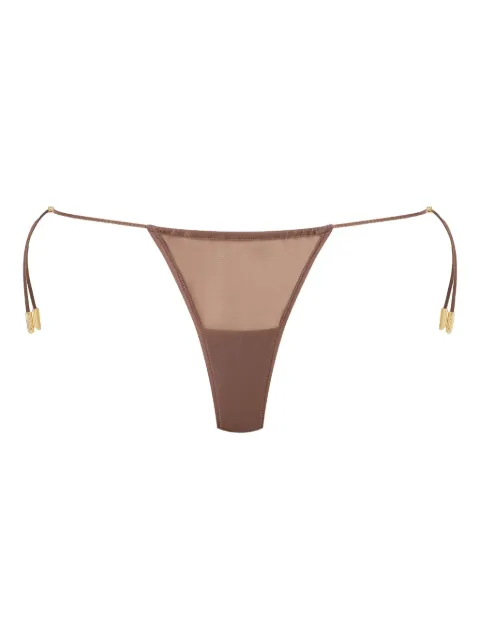 Maison Close beaded-detail thong