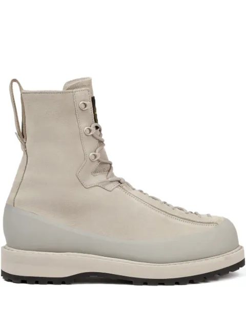Stone Island lace-up leather boots