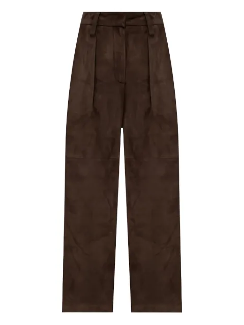 Brunello Cucinelli suede trousers