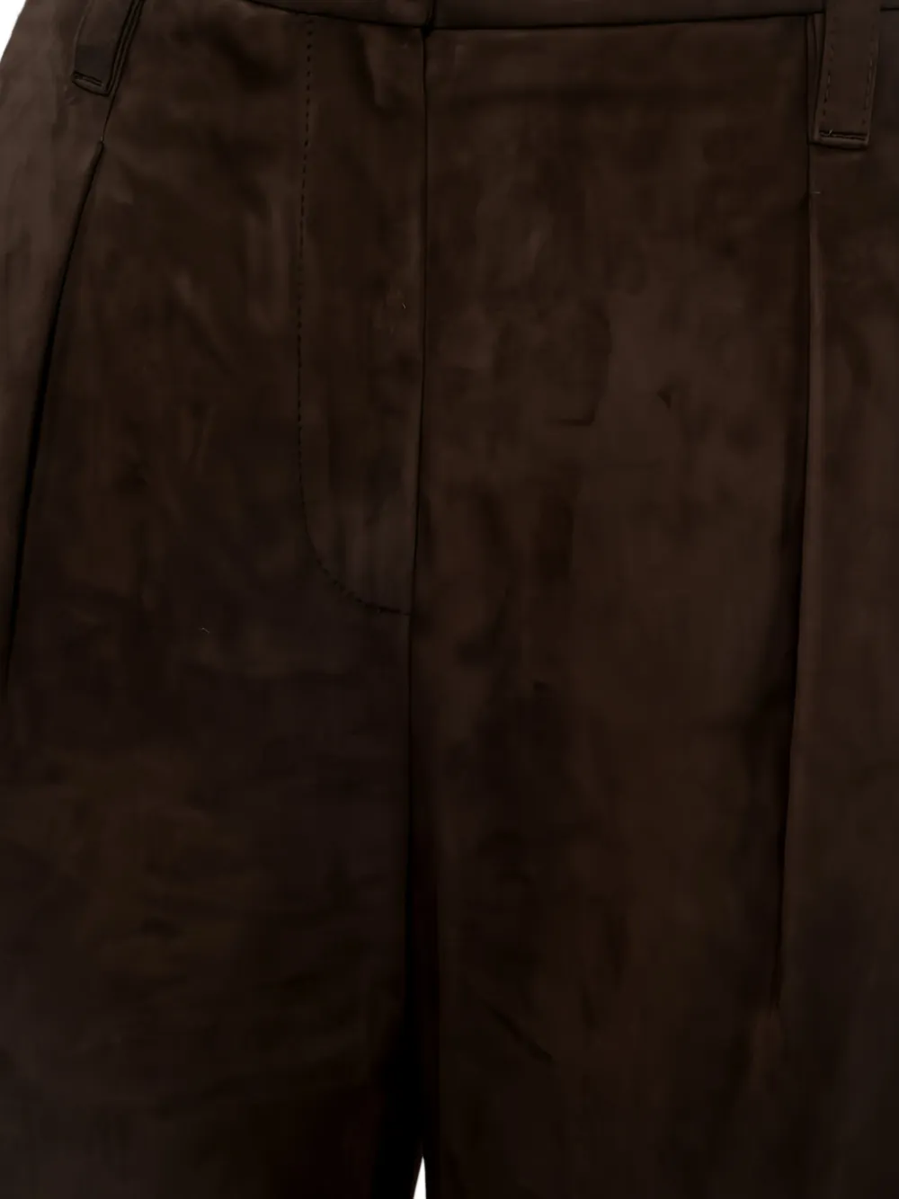 Brunello Cucinelli suede trousers | Straight-Leg Pants | Image 2