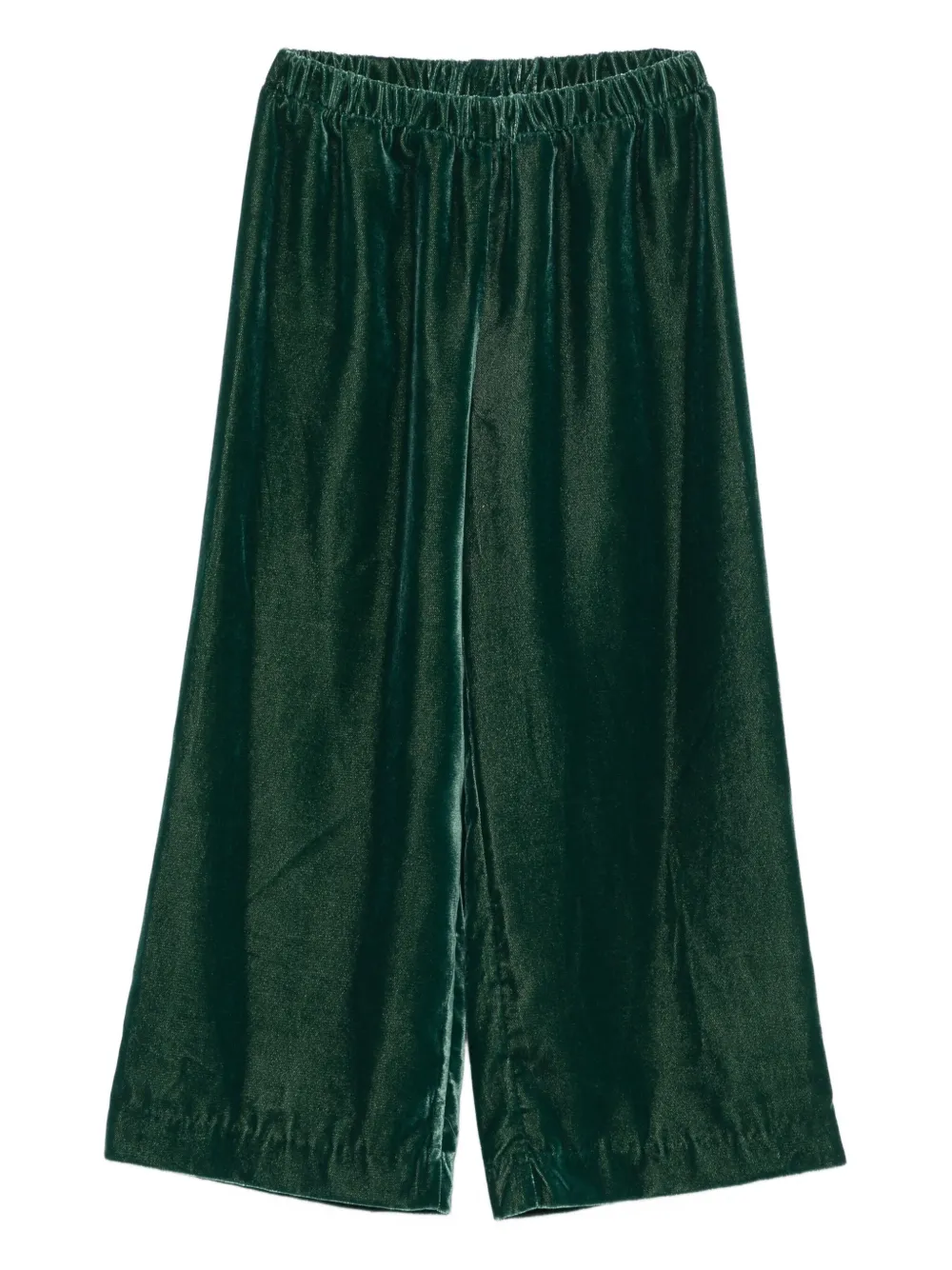 Il Gufo velvet trousers Groen