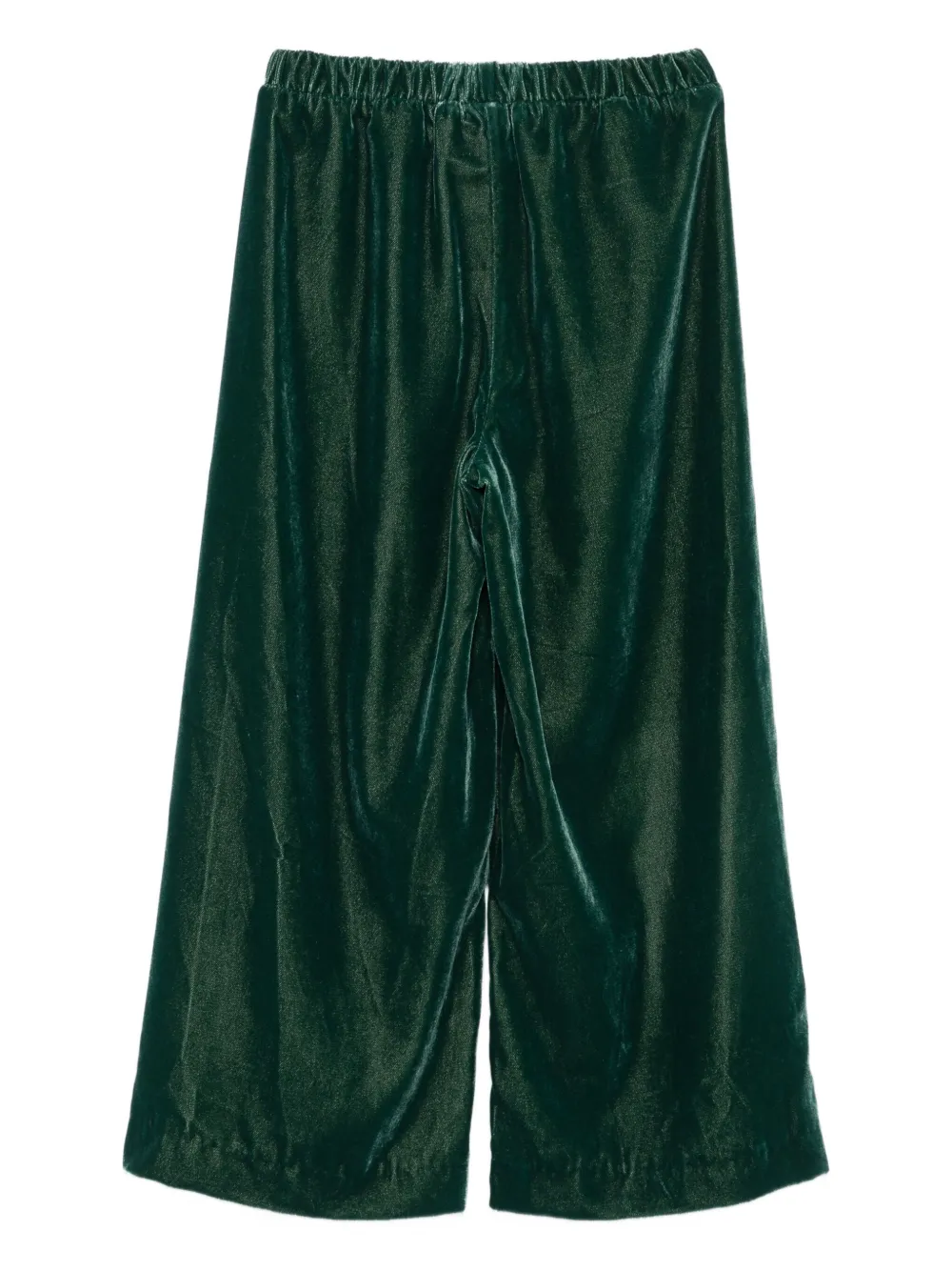 Il Gufo velvet trousers Groen