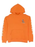 Chrome Hearts graphic-print hoodie - Orange