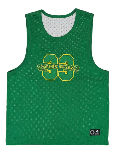 Chrome Hearts mesh-panel jersey vest