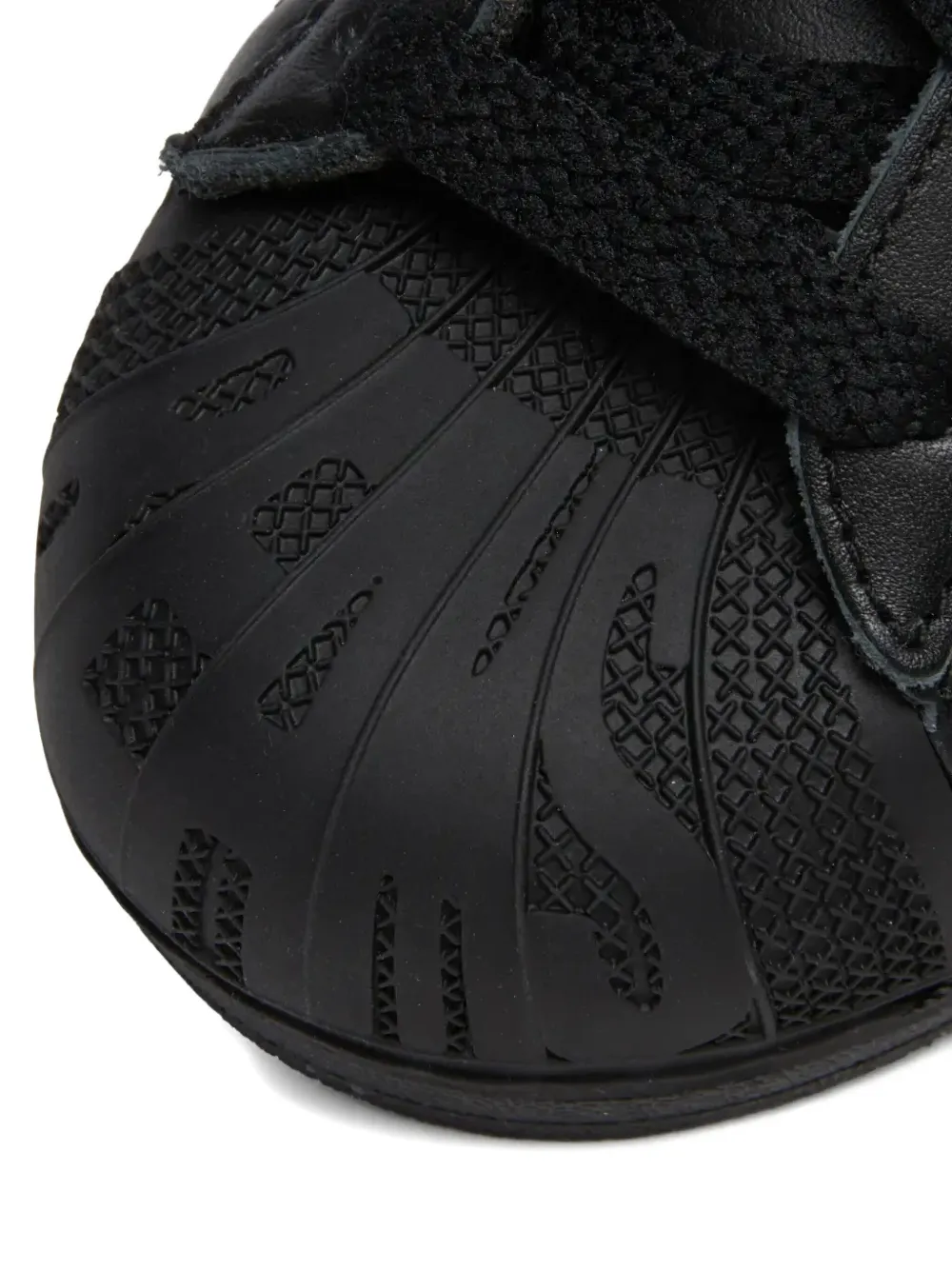 adidas Superstar II leather sneakers Black