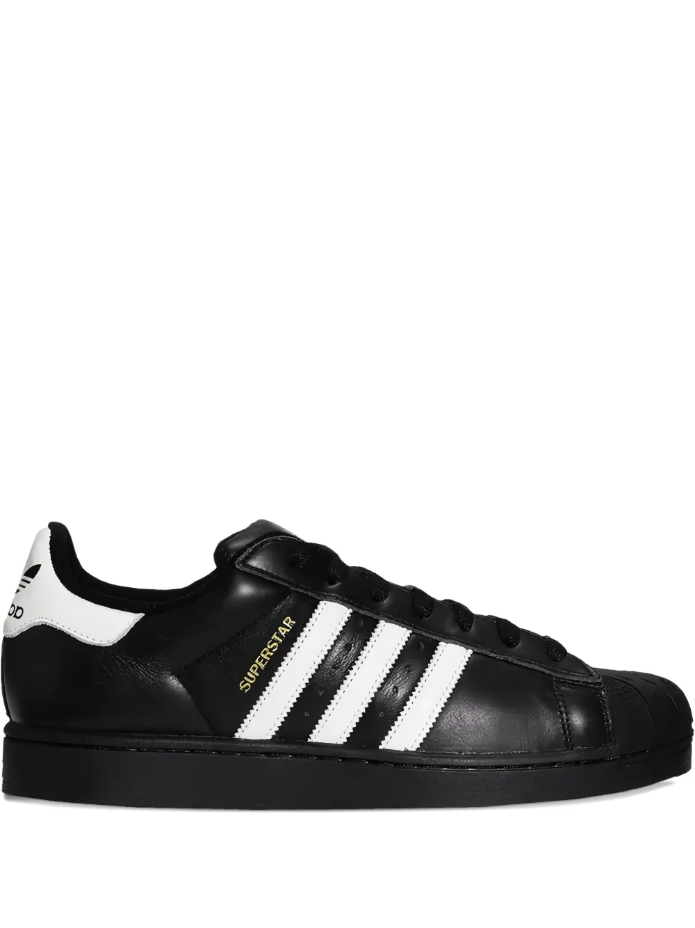 Adidas Superstar II leather sneakers Black