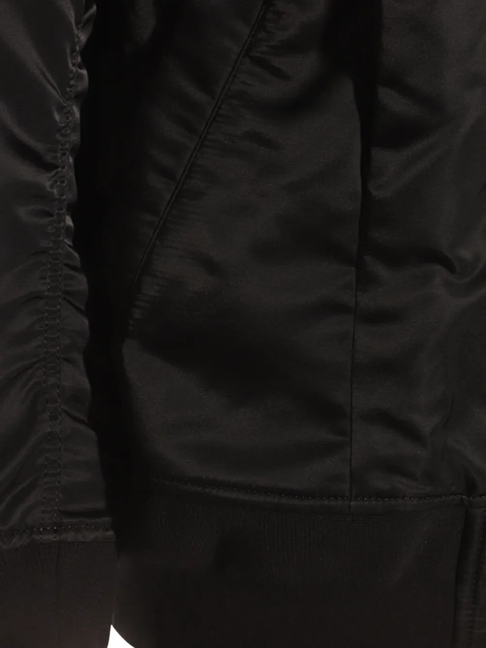 sacai Bomberjack met satijnen vlak Zwart