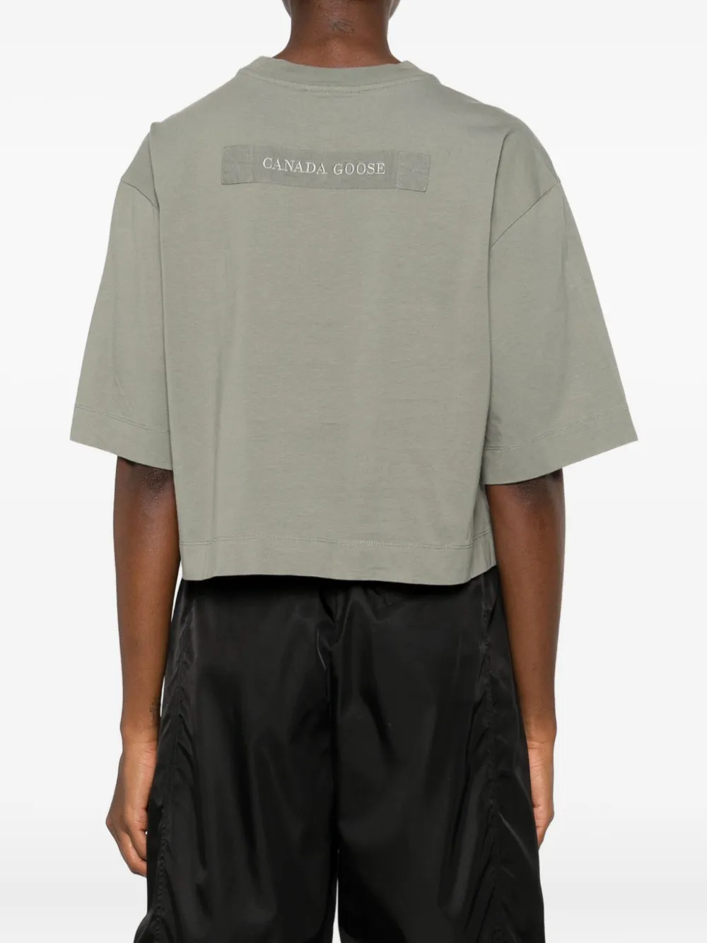 Canada Goose T-shirt met ronde hals Groen