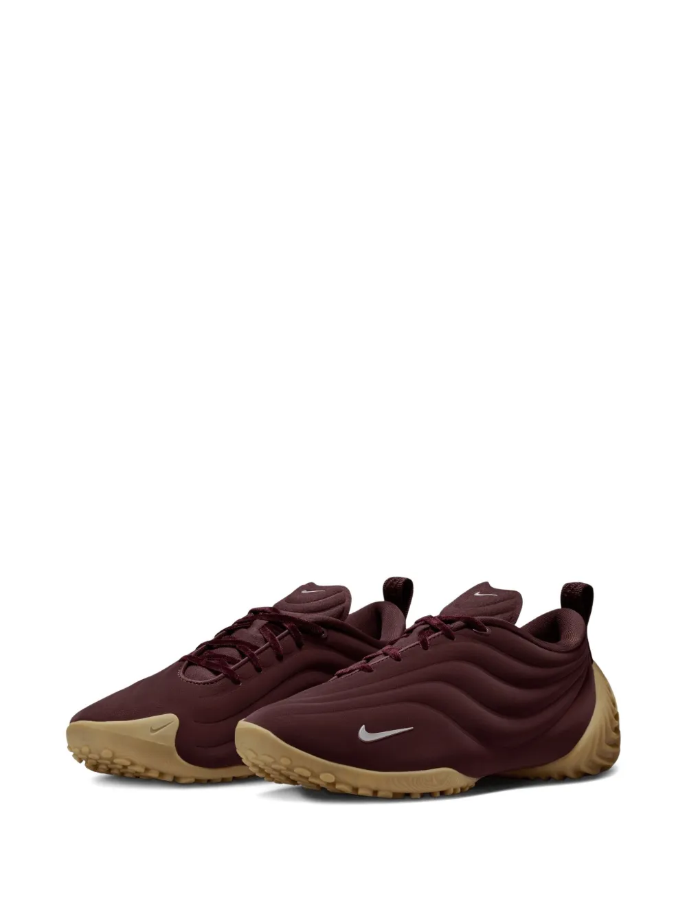 Nike Astra Ultra Quilted Brushed-shell Sneakers In Burgundy