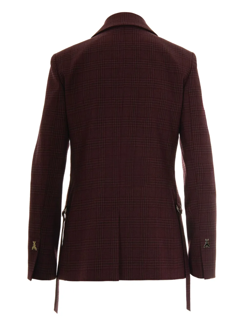 Patrizia Pepe Geruite blazer Rood