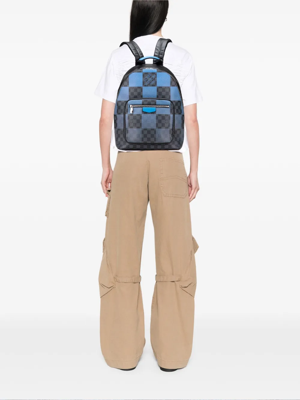 Louis Vuitton Pre-Owned 2020 Damier Graphite Giant Josh backpack | Pre-Owned | Image 2