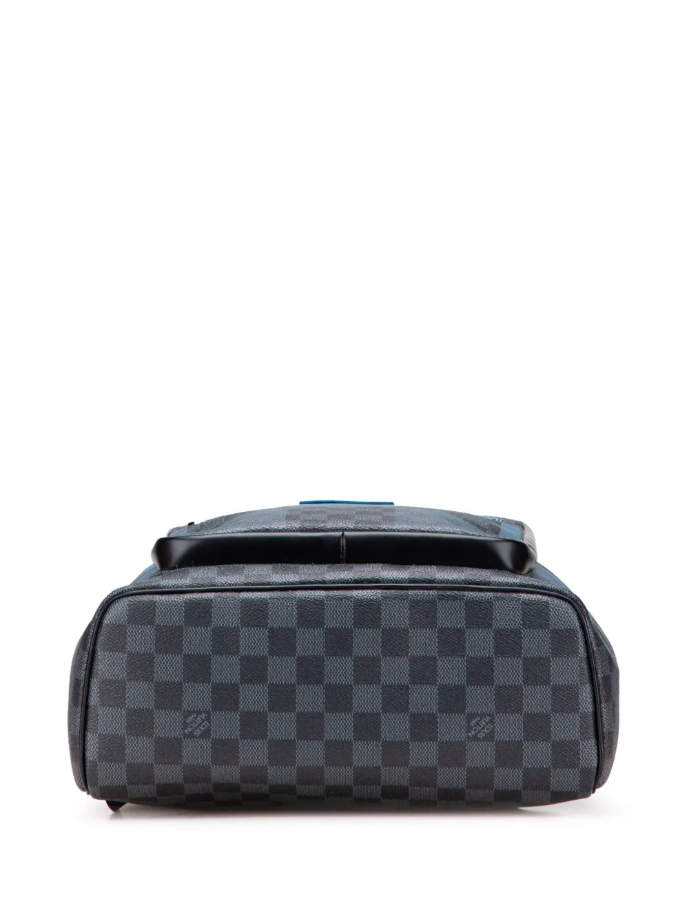 Pre-owned Louis Vuitton 2020 Damier Graphite Giant Josh Backpack In Black