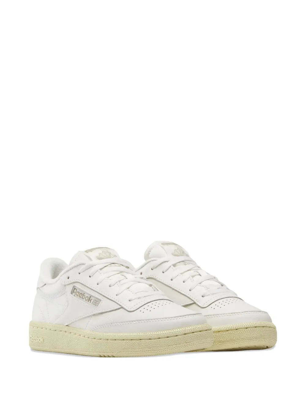Reebok Club C 85 White/Yellow sneakers - Wit