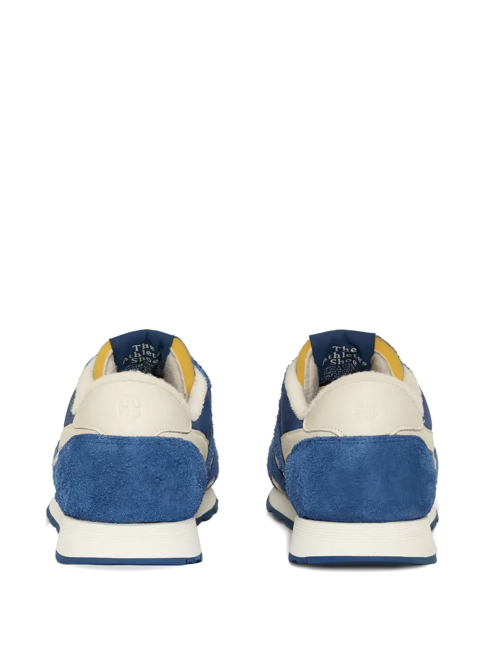 Reebok X Anine Bing Man Sneakers Slate Blue Size 9 Leather, Textile Fibers In Blue
