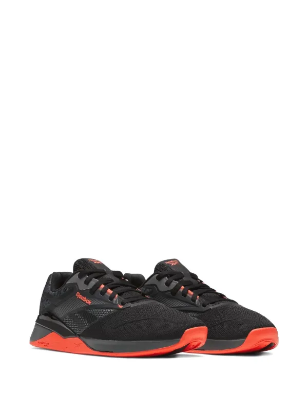Reebok Black and Orange Athletic Shoes Reebok Zig Kinetica EH2815 Black Orange Running Shoes Womens  main image 4