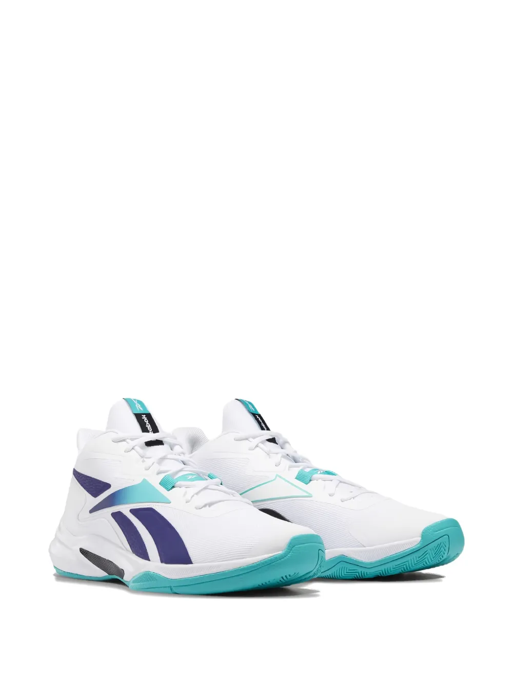 Reebok More Buckets "White Light Blue" sneakers