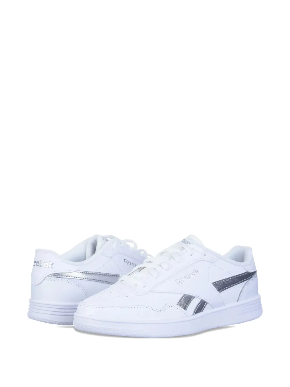 Reebok silver-stripe trainers White
