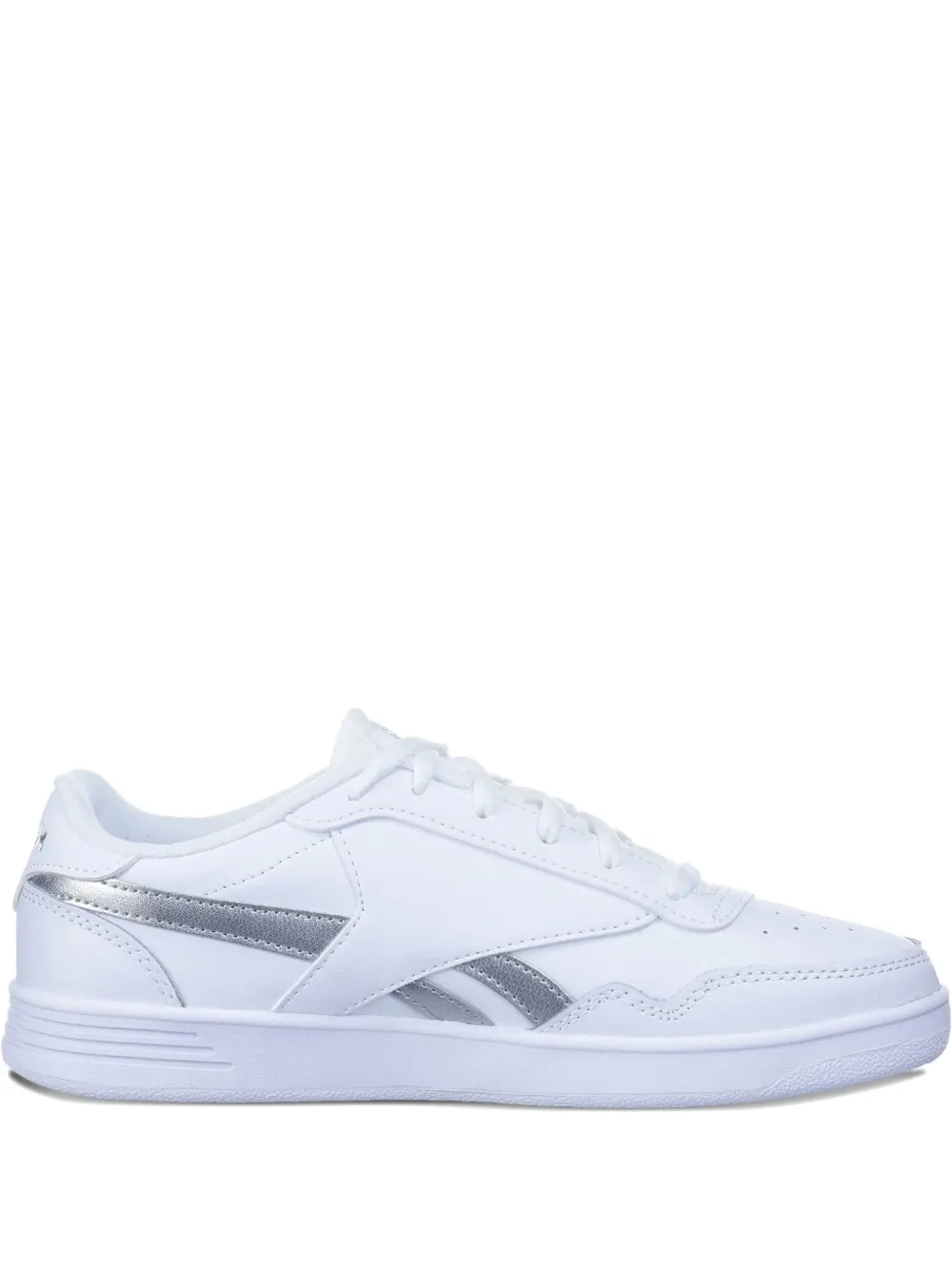 Reebok silver-stripe trainers White