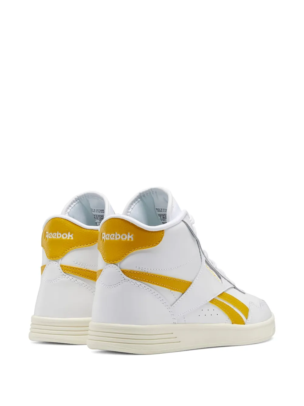 Reebok Club High Top White/Yellow sneakers - Wit