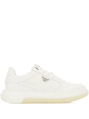 MM6 Maison Margiela Gambetta レザースニーカー | ホワイト | FARFETCH JP