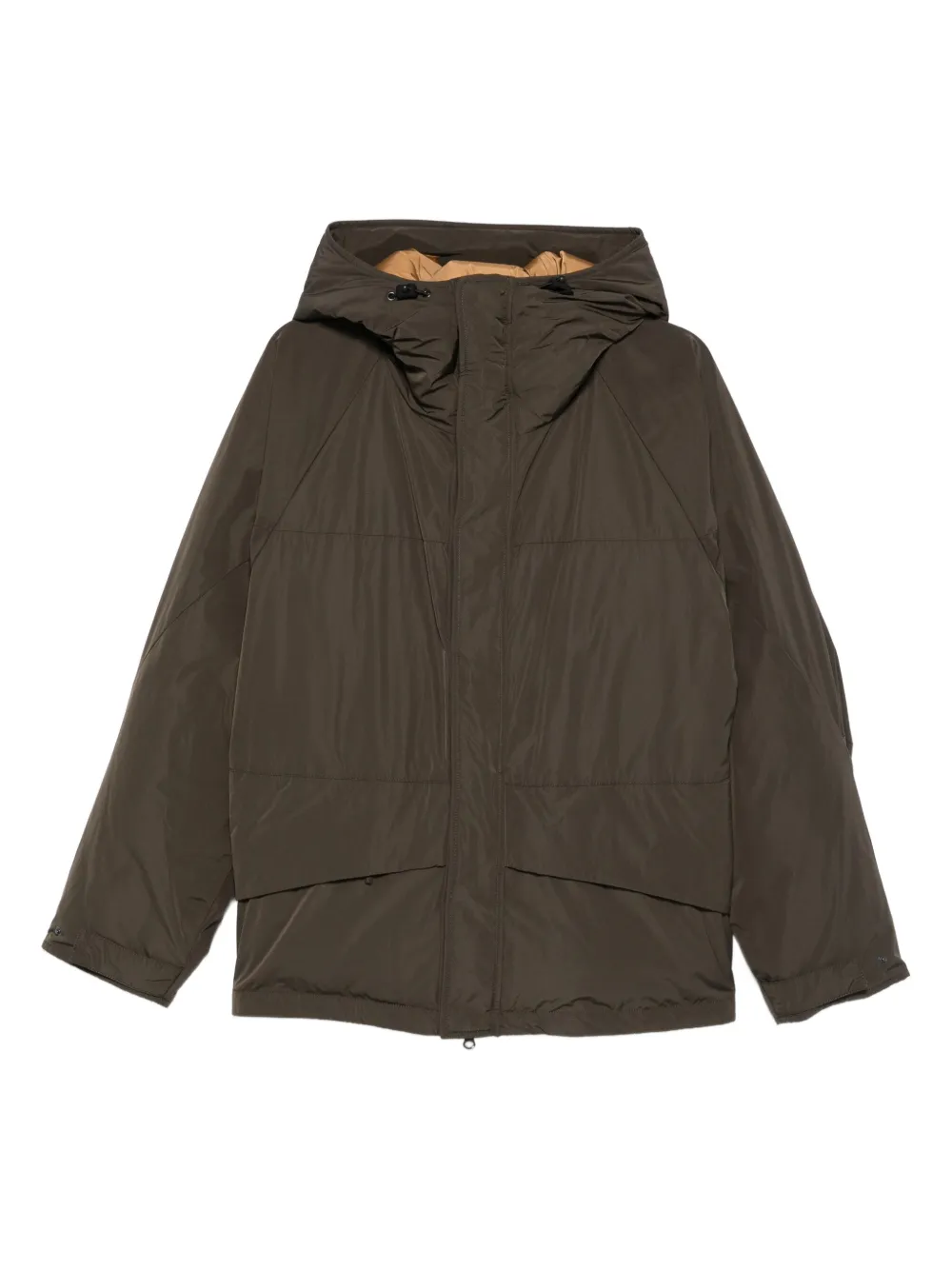 ASPESI hooded padded jacket | Green | Image 1