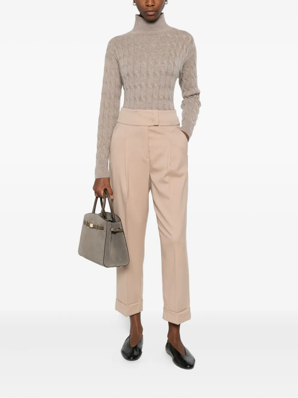 Pennyblack straight-leg trousers - Beige