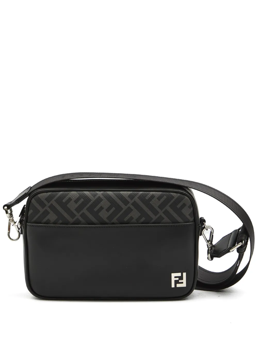 Fendi Adjustable Detachable Shoulder Strap Camera Case In Black