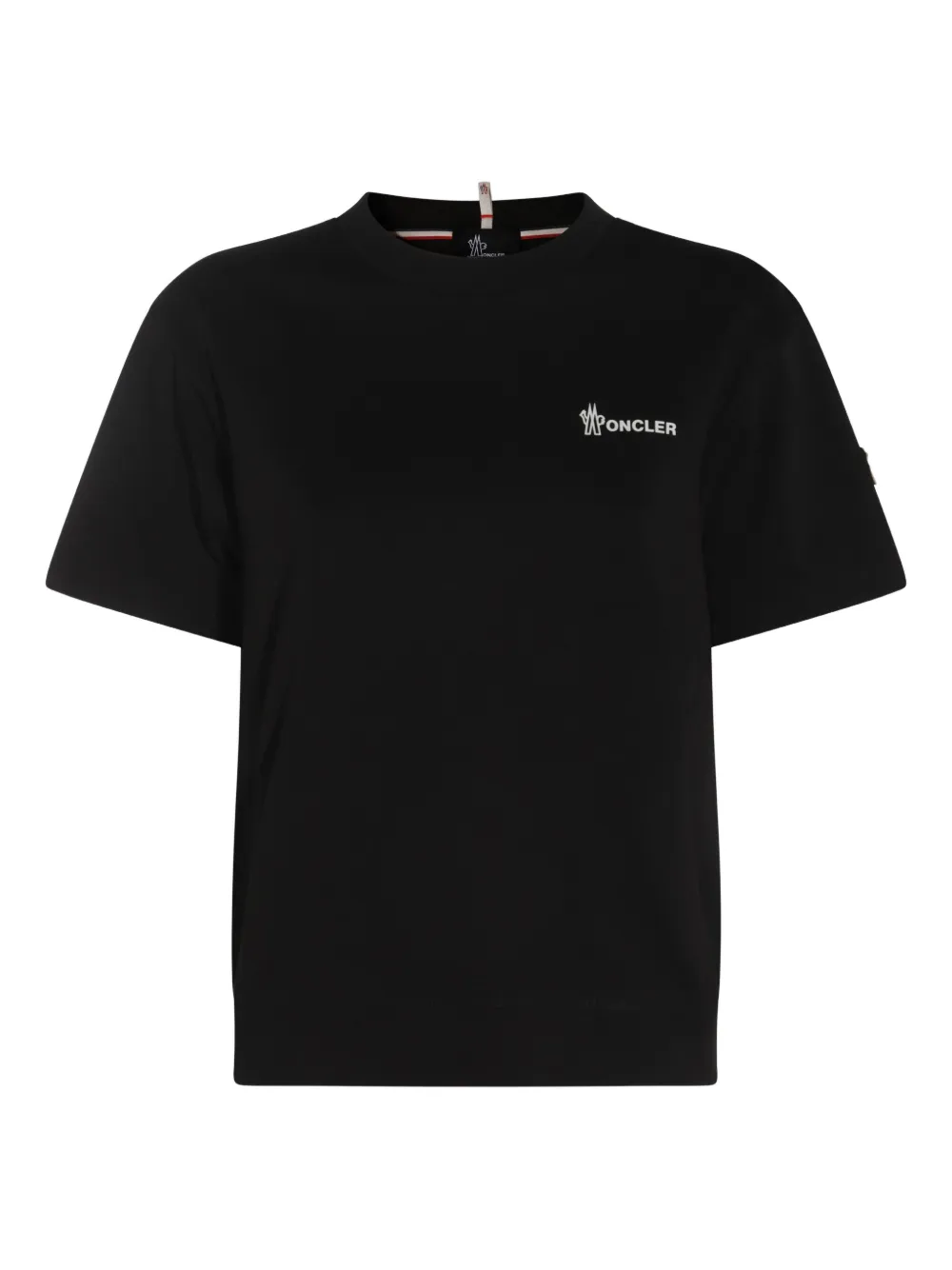 Moncler Grenoble logo-print short-sleeve T-shirt Zwart