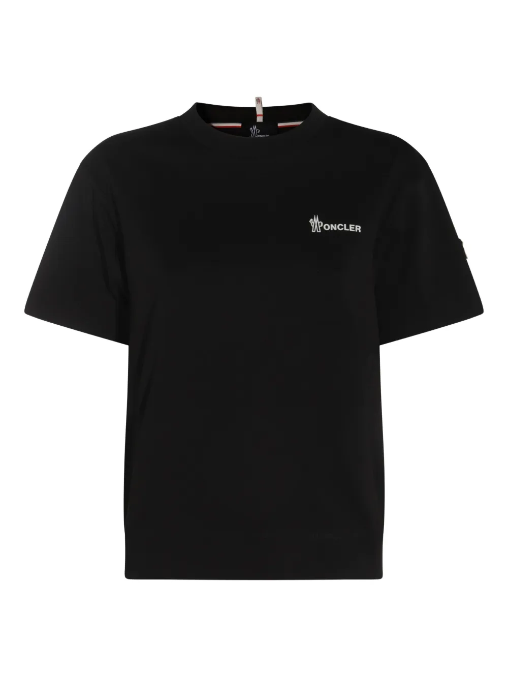 Moncler Grenoble logo-print short-sleeve T-shirt Zwart
