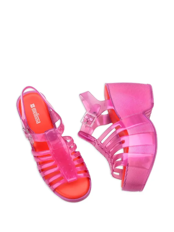 Melissa プラットフォーム ケージサンダル | ピンク | FARFETCH JP