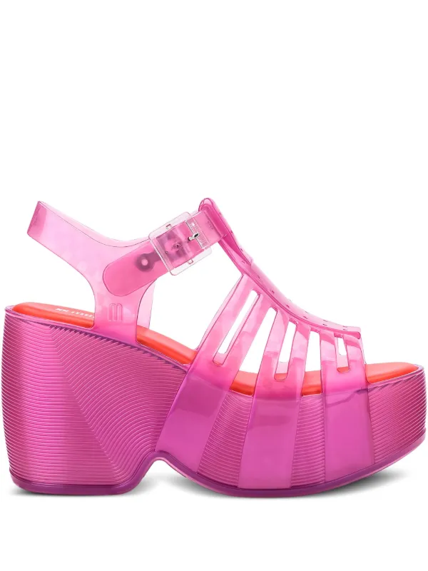 Melissa プラットフォーム ケージサンダル | ピンク | FARFETCH JP