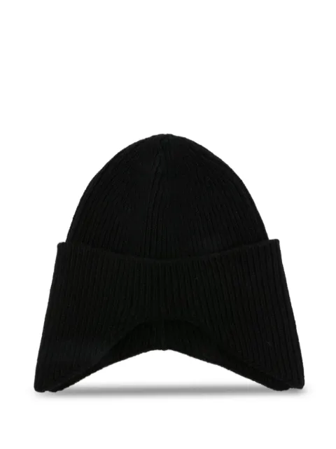 Isabel Benenato rib-knit beanie