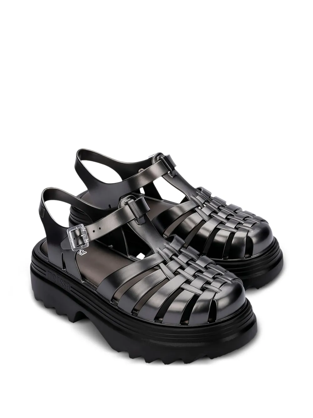 platform cage sandals