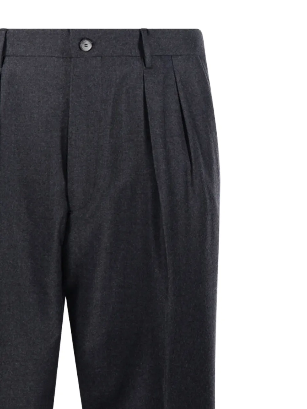 Santaniello Geplooide pantalon Grijs