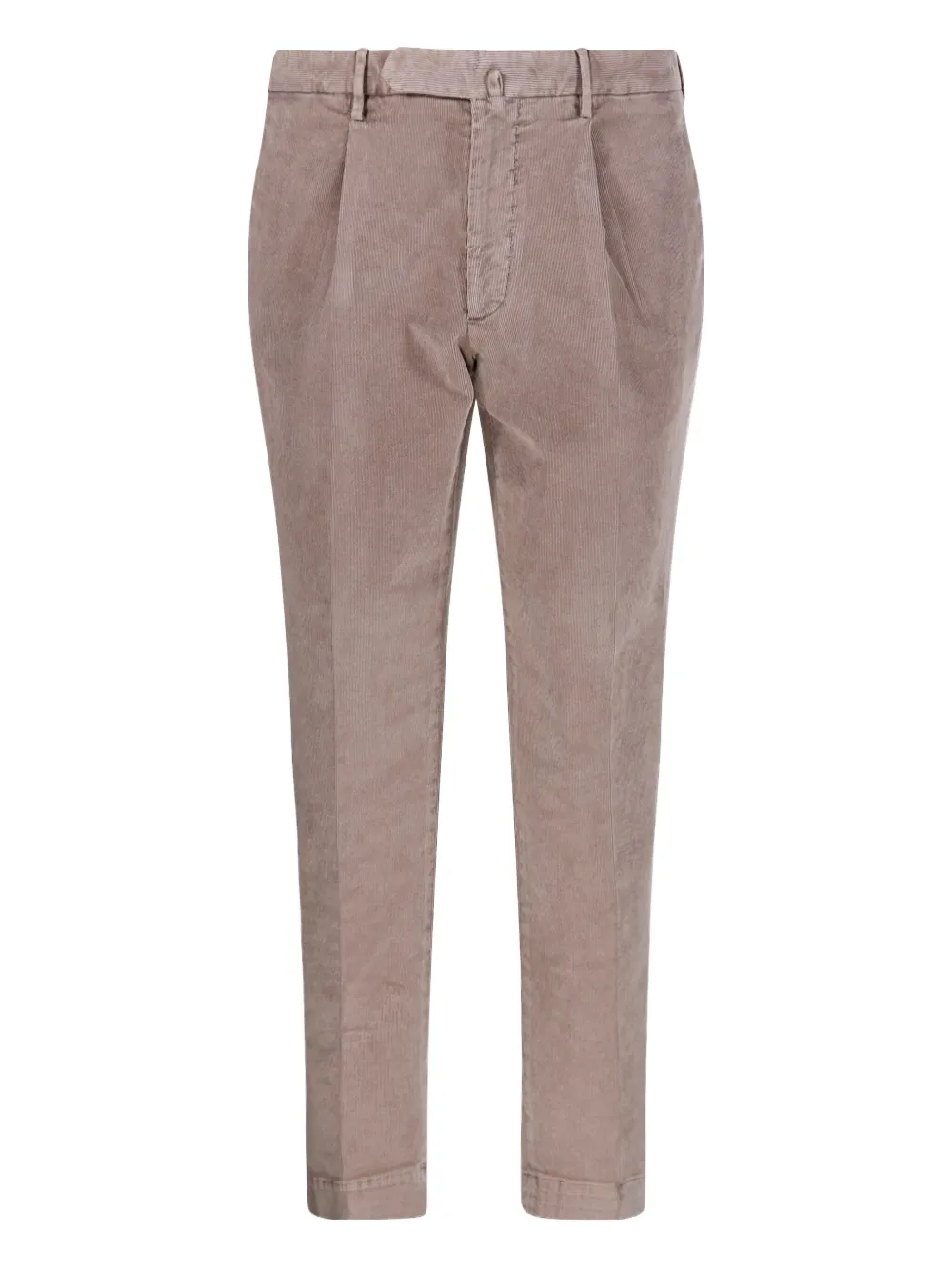 pleated corduroy tailored trousers