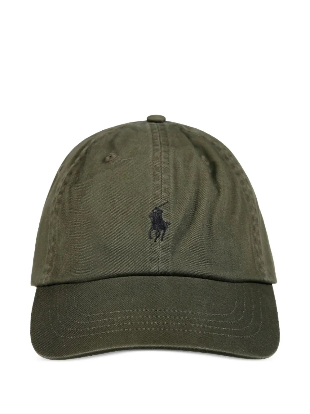Ralph Lauren Collection logo-embroidered baseball cap Groen