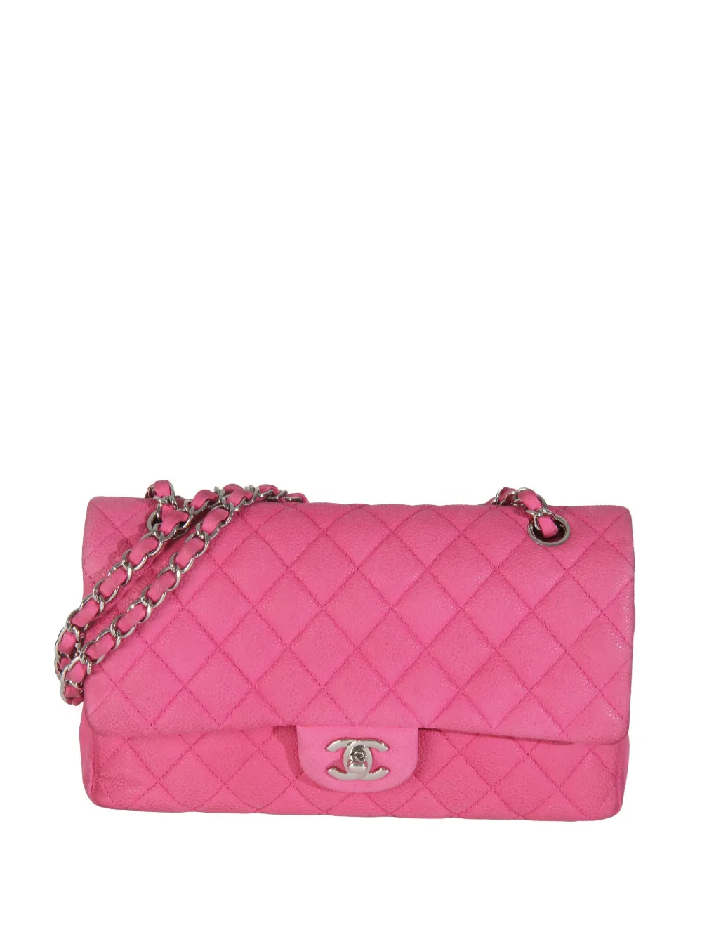 CHANEL Pre-Owned 2013-2015 medium Double Flap shoulder bag - Rosa